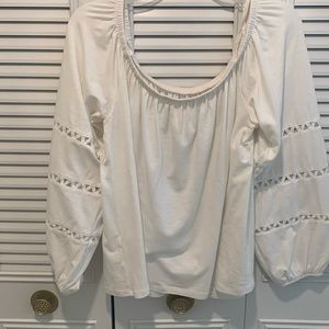 Lilly Pulitzer off the shoulder Katt top size L